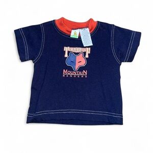 Vintage Sesame Street Navy and Red Kids T-Shirt Timberwolf